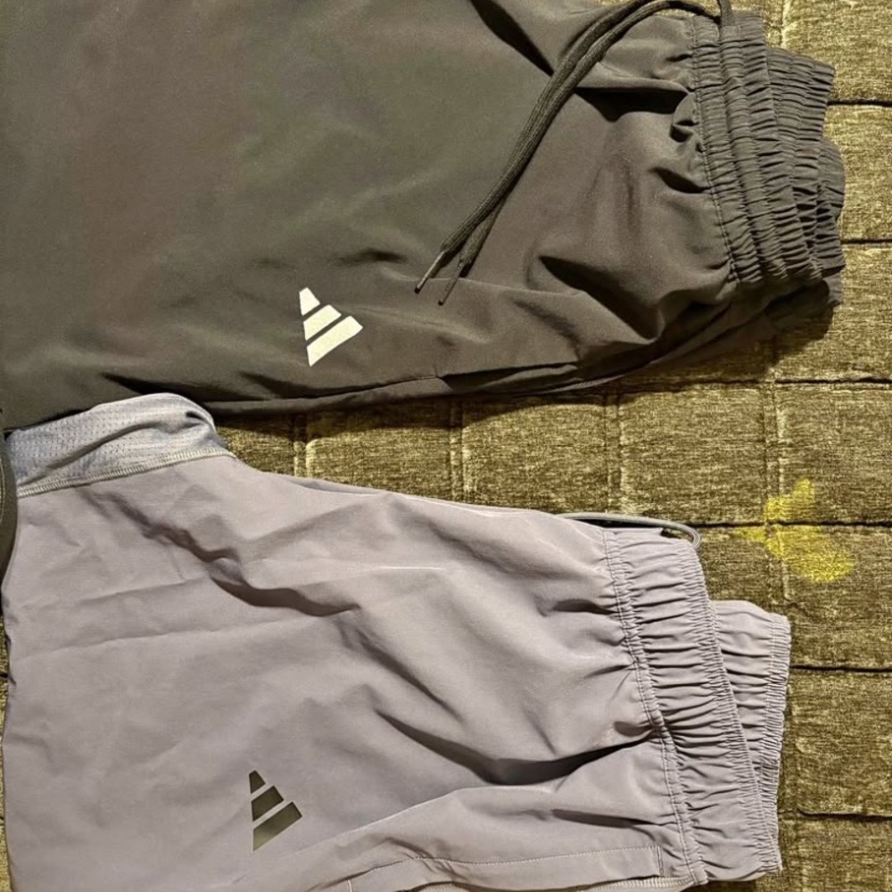 Adidas Black and gray pants Duo